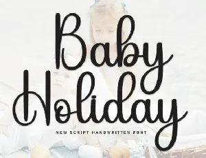 Baby Holiday Script font