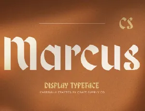 CS Marcus font