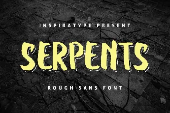 SERPENTS FREE font