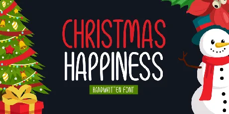 Christmas Happiness font