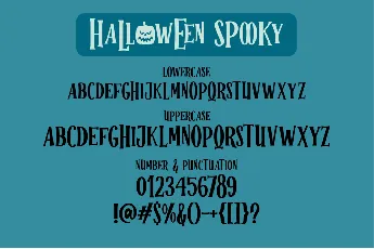 Halloween Spooky font