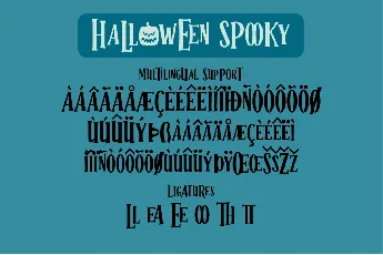 Halloween Spooky font