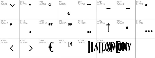 Halloween Spooky font