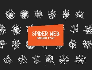 Spider Web font