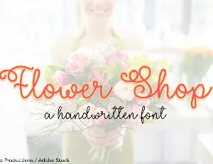 Flower Shop font