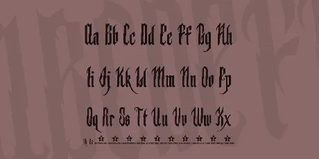 BACKSTAB FULL font