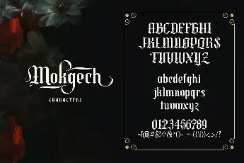 Mokgech font