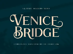 Venice Bridge font