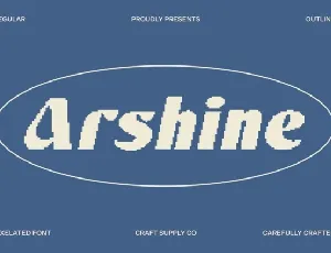 Arshine Pixel font