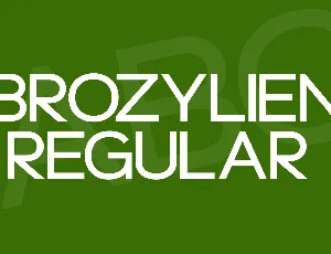 Brozylien font