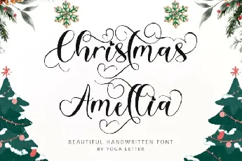 Christmas Amellia font