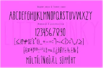 Little Pinky Handwritten font