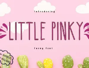 Little Pinky Handwritten font