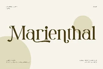 Marienthal font