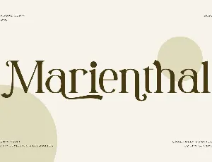 Marienthal font