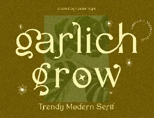 GarlichGrow font