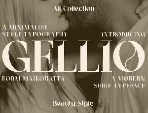 GELLIO font