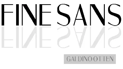 Fine Sans font