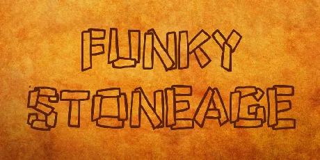 Funky Stoneage font