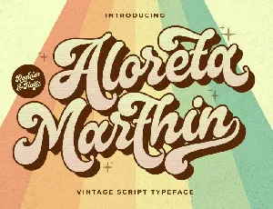 Aloreta Marthin font