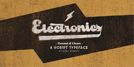 Electronics font