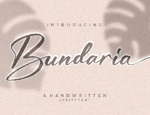 Bundaria font