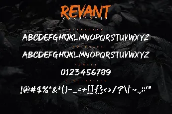 Revant font