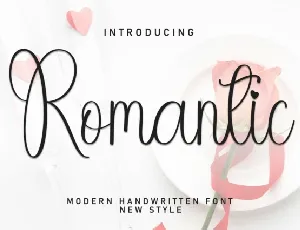 Romantic Calligraphy font