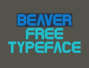 Beaver font