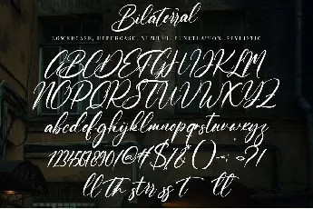 Bilaterral font