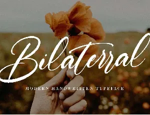 Bilaterral font