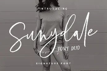 Sunydale demo font