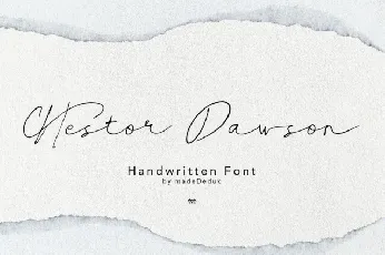 Hestor Dawson font