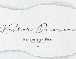 Hestor Dawson font