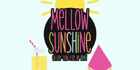 Mellow Sunshine font