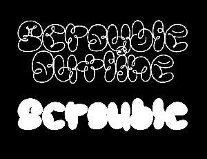 Scrouble font