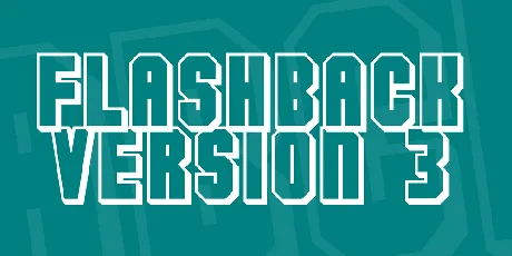 Flashback version 3 font