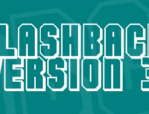 Flashback version 3 font