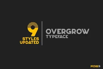 Overgrow Typeface font