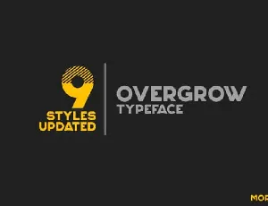 Overgrow Typeface font