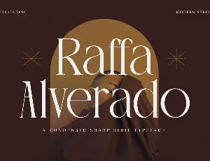 Raffa Alverado font