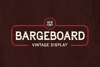 Bargeboard font