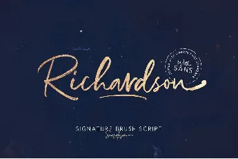 Richardson font