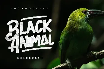 Black Animal font