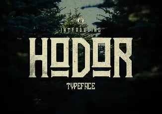 Hodor font