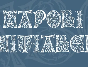 Napoli Initialen font