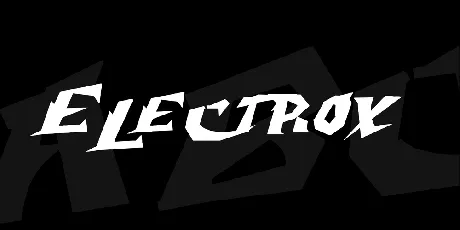 Electrox font