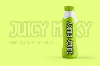 JUICY MILKY font