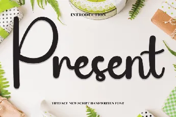 Present Typeface font