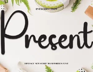 Present Typeface font